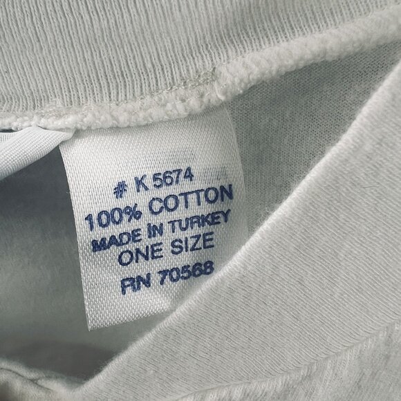 Vintage Printemps Shirt Mens One Size White Black Cow Print Novelty Buttons 90s - Picture 8 of 12